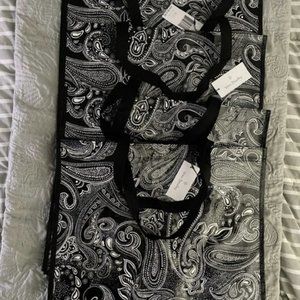 4 of the Vera Bradley Market Tote Stellar Paisley NWT